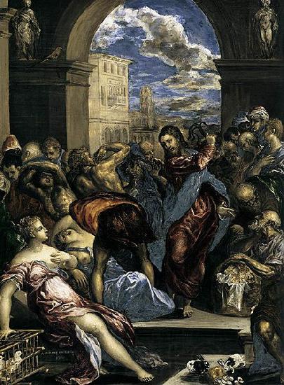 El Greco The Purification of the Temple Spain oil painting art